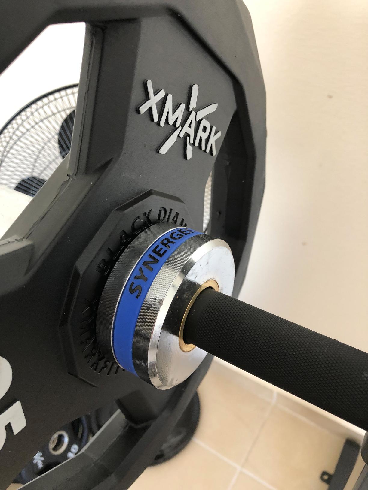 Synergee Open 15kg and 20kg Black Phosphate and Chrome Olympic Barbell - Rated 1000lbs customer photo 1