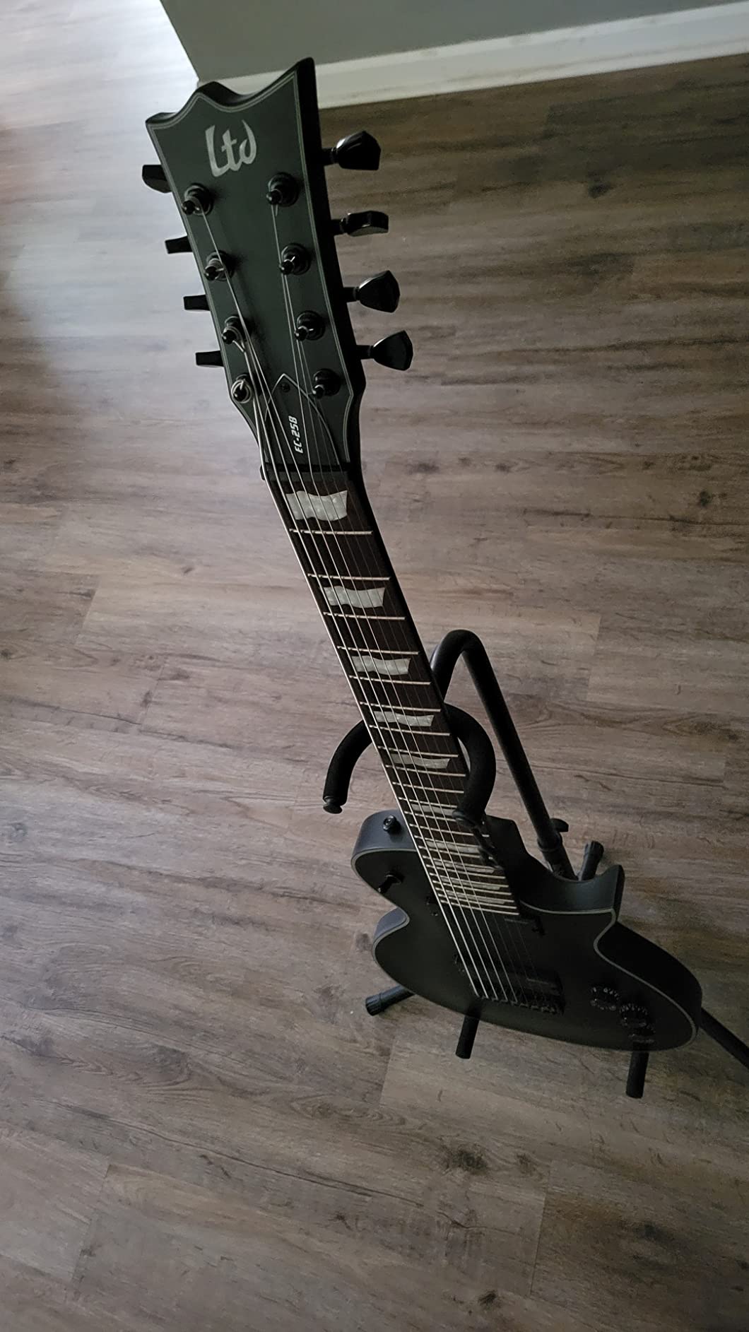ESP LTD EC-258 8-String Electric Guitar - Black Satin customer photo 2