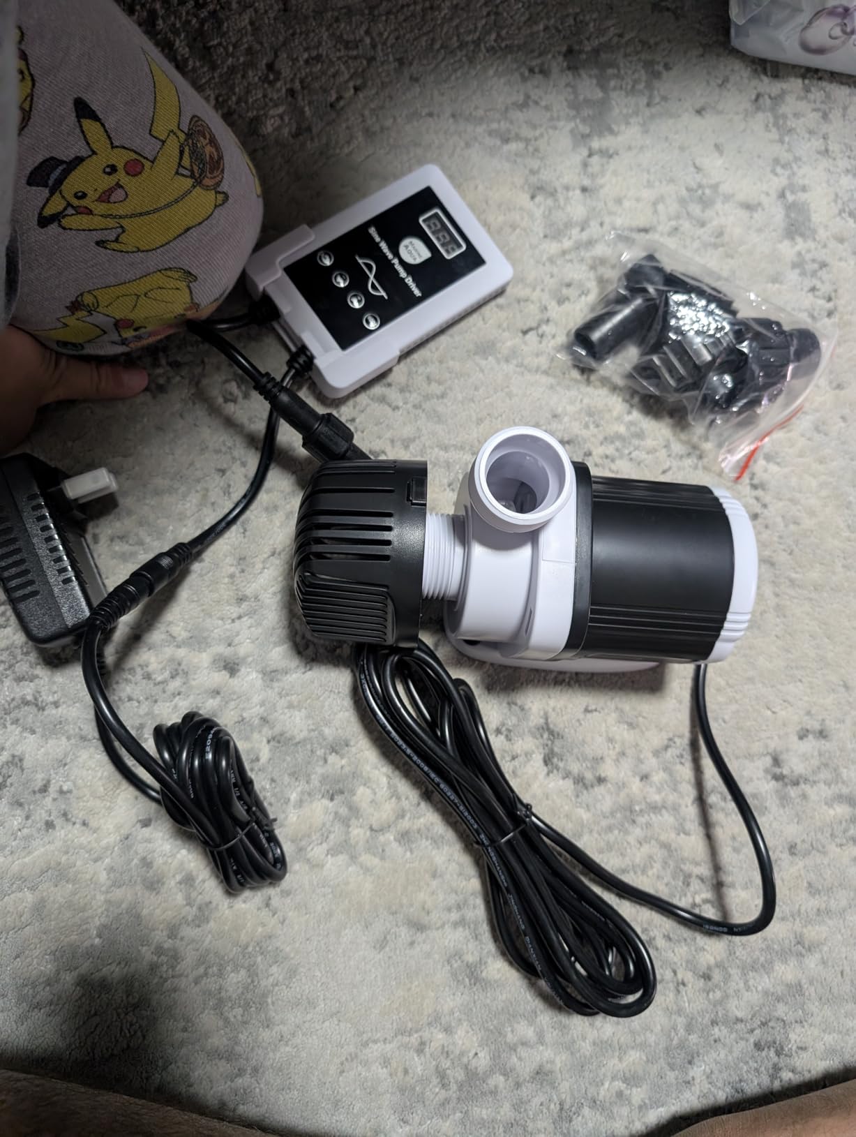 Orlushy DC-5000 Silent Swirl Controllable DC aquarium Pump 40W 1320GPH with sine wave Controller customer photo 2