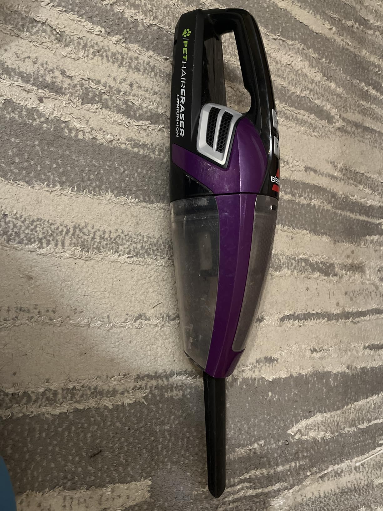 Bissell Pet Hair Eraser Cordless Hand Vacuum, Lithium Ion, Home, Auto, and Pet Vacuum, Easy-Empty Dirt Bin, Upholstery Tool, Brush Tool, and Crevice Tool Included, 2390A customer photo 2