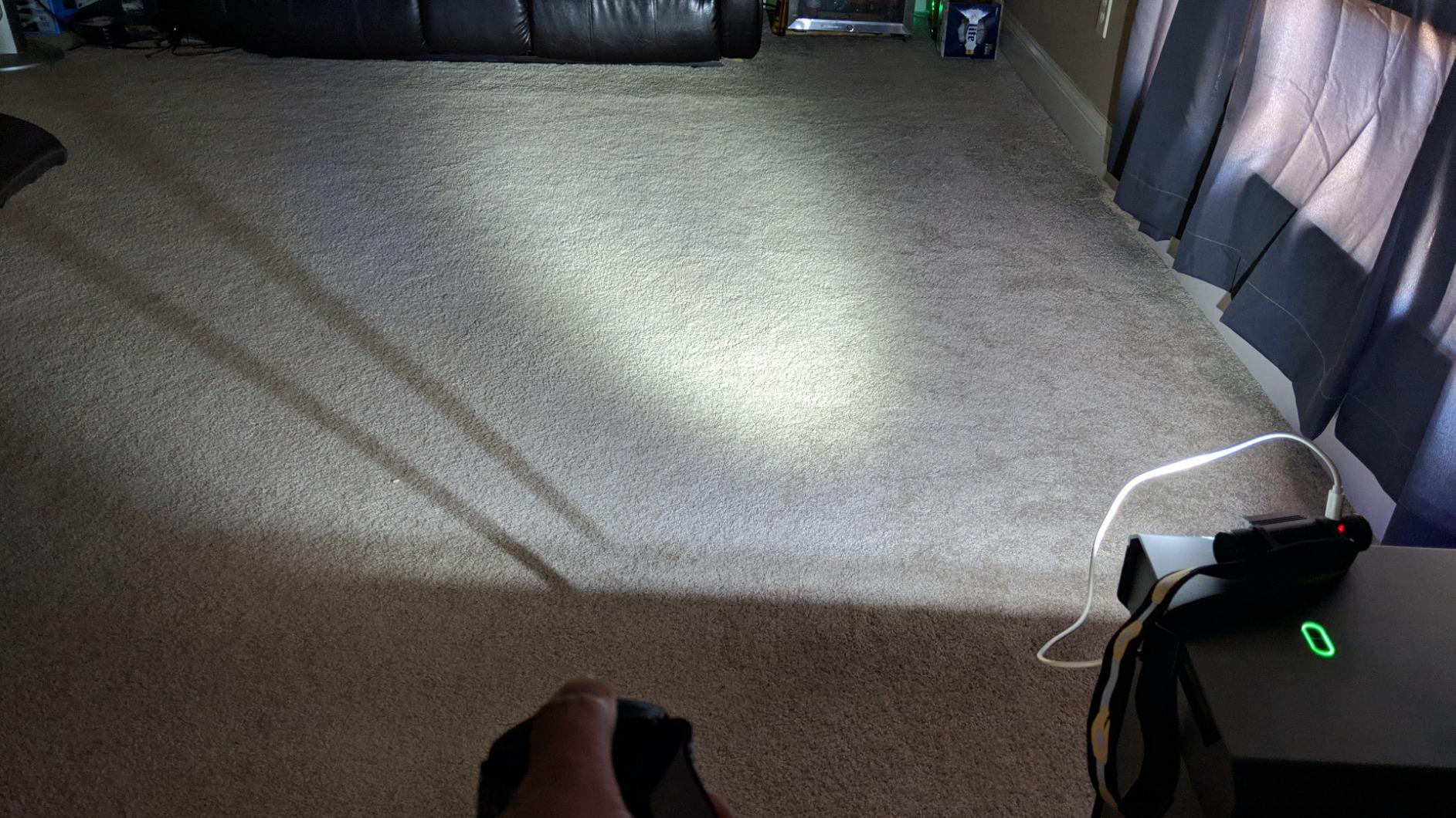 SLONIK Headlamp Rechargeable - 1000 Lumen LED USB Rechargeable Headlight - IPX4 Waterproof Head Lamp with Bright 60 ft Flashlight Beam - Hiking & Outdoor Camping Gear, Black customer photo 1