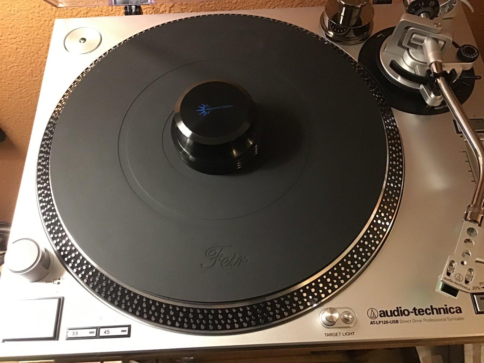 Turntable Platter Mat Black Rubber Silicone Design for Universal to All LP Vinyl Record Players customer photo 1