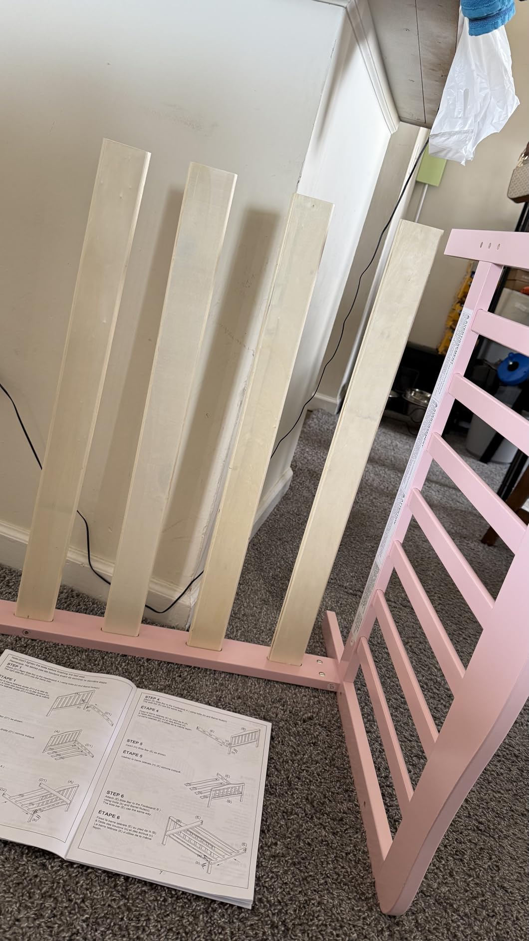 Dream On Me Classic Design Toddler Bed In Steel Grey, Greenguard Gold And BSA Certified customer photo 1
