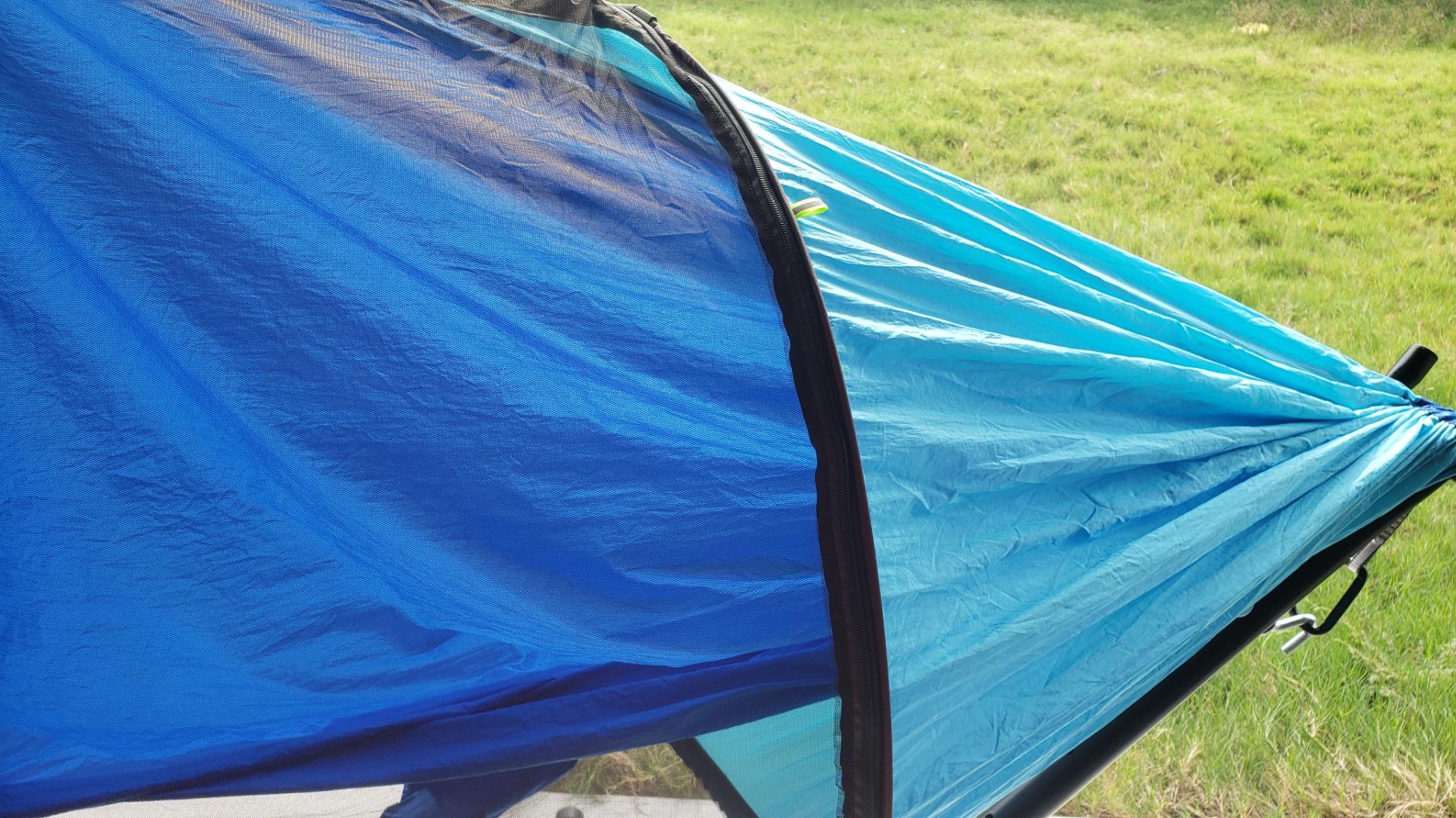 G4Free Large Camping Hammock with Mosquito Net and Rain Fly - 2 Person Portable Hammock with Bug Net and Tent Tarp for Outdoor Hiking Camping Backpacking Travel customer photo 1