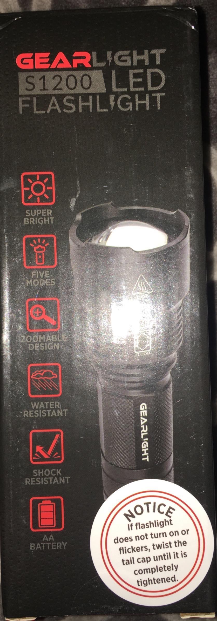 LED Flashlight High Lumens, Tactical Flashlight Battery Powered, Bright Handheld Flashlight for Camping, Hunting, Home, Security, Hiking, Walking at Night & Emergency Use customer photo 2