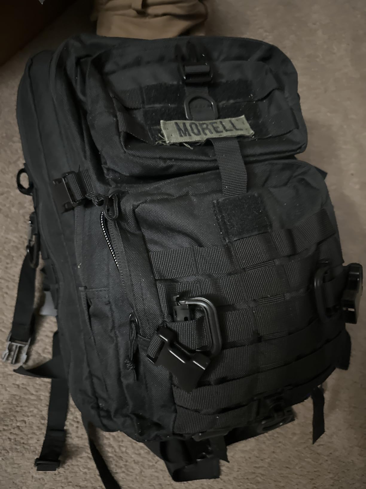 Hannibal Tactical MOLLE Assault Pack, Tactical Backpack Military Army Camping Rucksack, 3-Day Pack Trip w/USA Flag Patch, D-Rings, Coyote customer photo 2