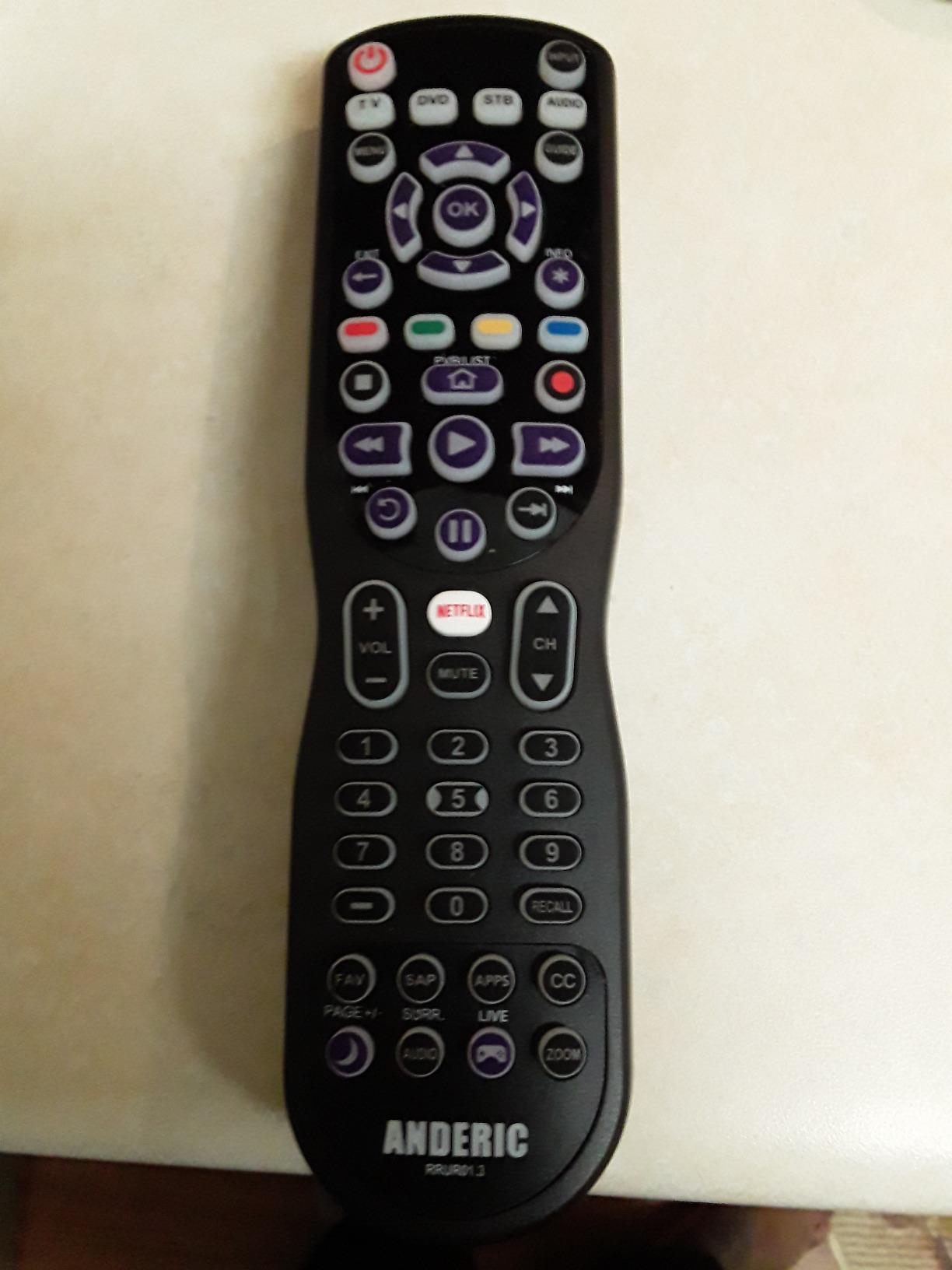 Anderic RRUR01 Universal Remote Control for Roku Streaming Players & Roku TVs | 4-Device, IR, Backlit, Learning | Works with Roku Express Ultra Premiere Streambar customer photo 1