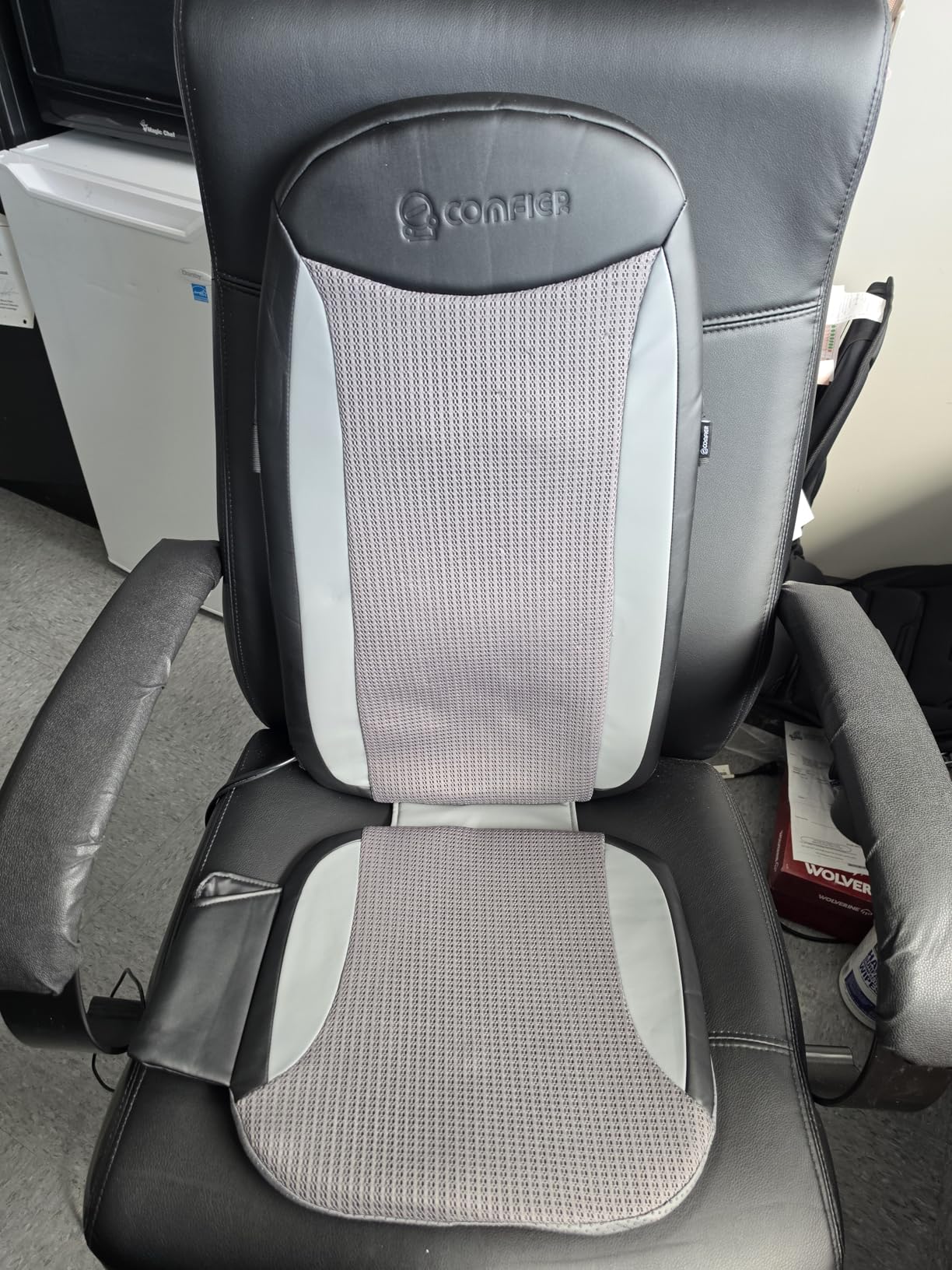 COMFIER Shiatsu Back Massager with Heat, Deep Tissue Kneading Massage Seat Cushion, Massage Chair Pad for Full Back customer photo 1