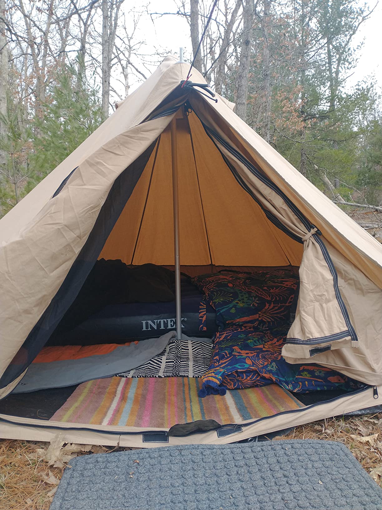 WHITEDUCK Regatta Canvas Bell Tent - w/StoveJack, Waterproof, 4 Season Luxury Camping and Glamping Yurt Tent Outdoor customer photo 1