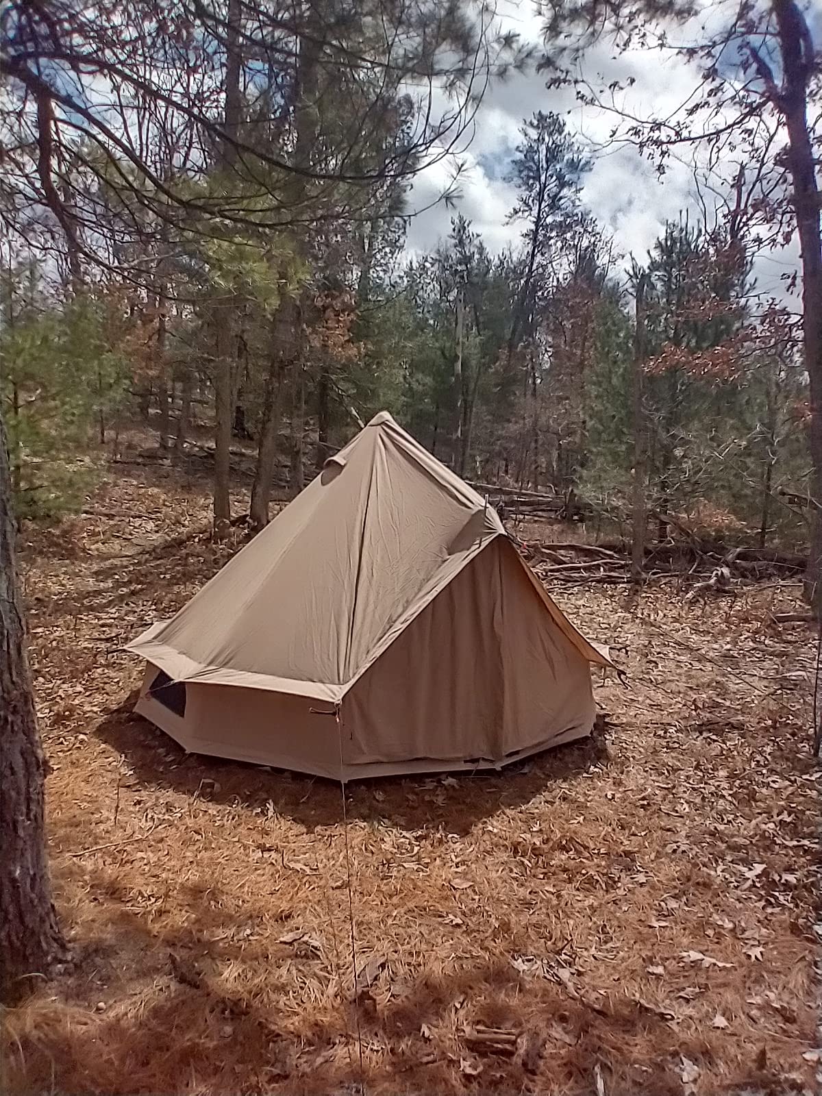 WHITEDUCK Regatta Canvas Bell Tent - w/StoveJack, Waterproof, 4 Season Luxury Camping and Glamping Yurt Tent Outdoor customer photo 2