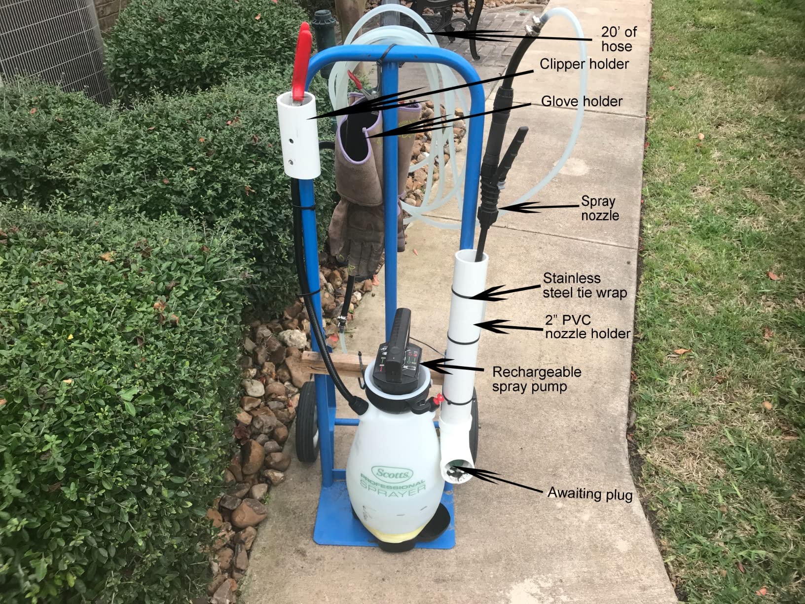 Scotts 2 Gallon Lithium-Ion Battery Powered Sprayer with Pump Zero Technology, Rechargeable Lawn & Garden Tank Sprayer customer photo 1