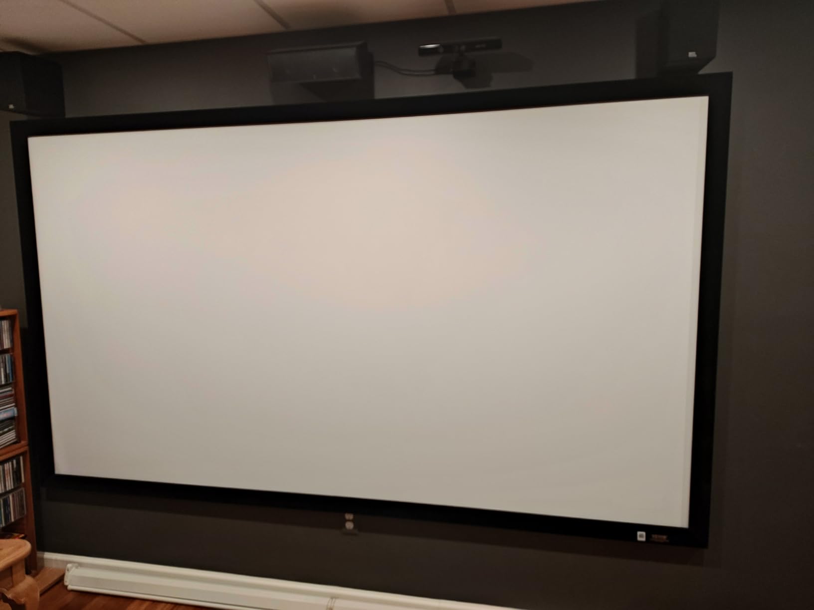 VEVOR Projector Screen 130inch Outdoor Projector Screen 16:9 Movie Screen Fixed Frame 3D Projector Screen for 4K HDTV Movie Theater customer photo 1