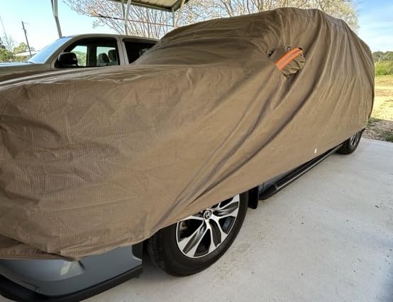 Tecoom Car Cover Waterproof All Weather Fit For Tesla Model 3 Toyota Corolla 2000-2023 Honda Civic 1991-2023, Kia Stinger/Forte, Subaru Legacy, Audi A3/A4/A5 etc, Car Cover Sedan With Lock/Door Zipper customer photo 1