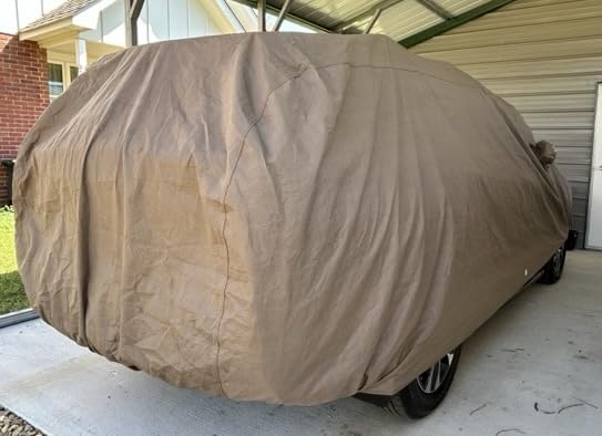 Tecoom Car Cover Waterproof All Weather Fit For Tesla Model 3 Toyota Corolla 2000-2023 Honda Civic 1991-2023, Kia Stinger/Forte, Subaru Legacy, Audi A3/A4/A5 etc, Car Cover Sedan With Lock/Door Zipper customer photo 2