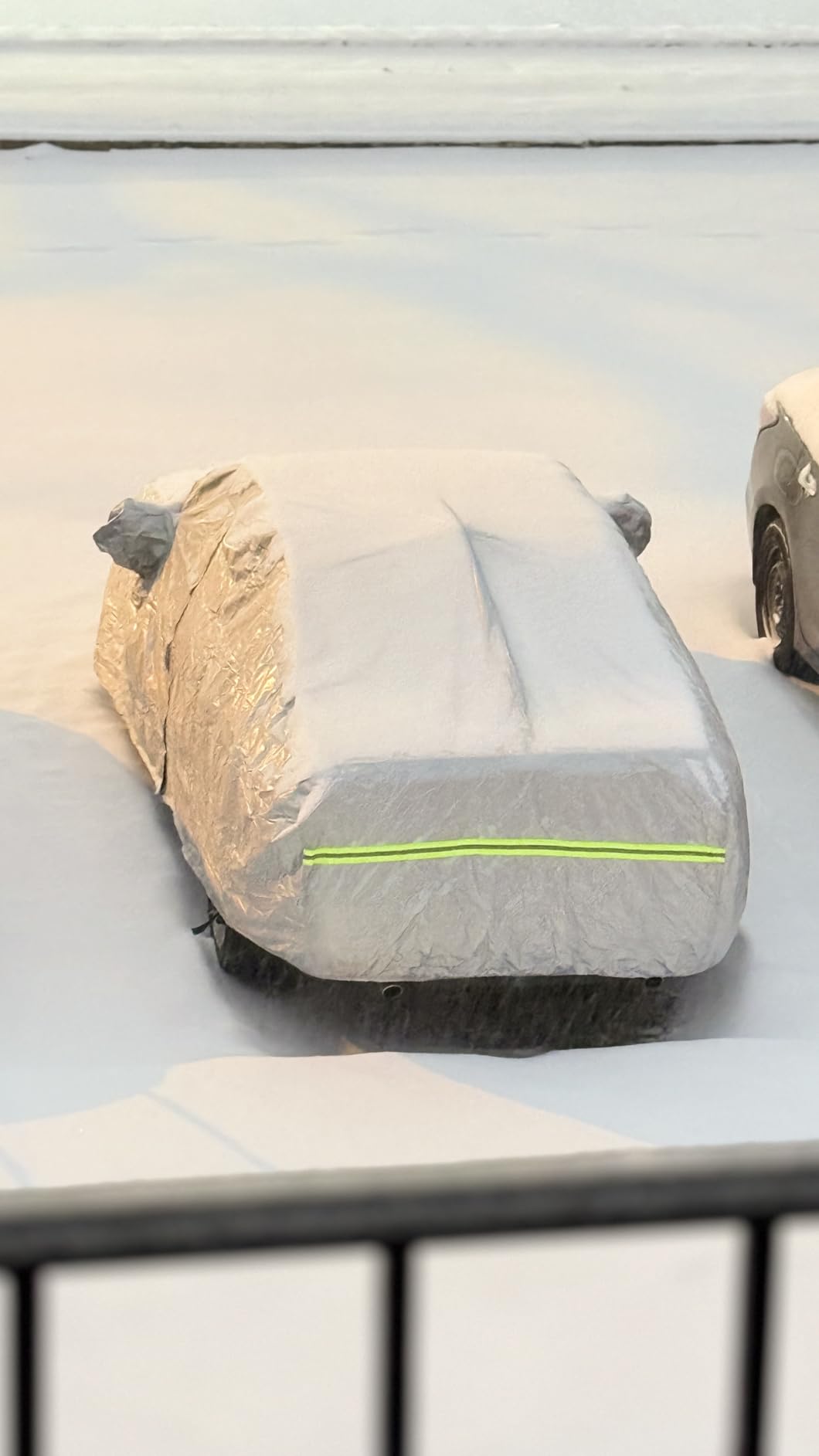 Favoto Sedan Car Cover Waterproof All Weather 6 Layers Heavy Duty Car Cover for Automobiles Rain Sun Snow UV Protection with Inner Cotton Car Cover Outdoor Universal Fit for Sedan (186-194 inch) customer photo 1