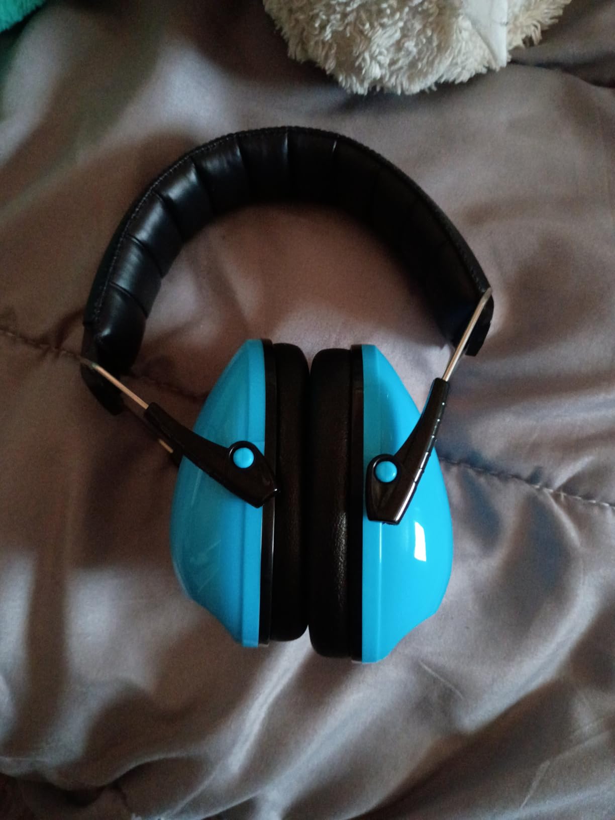 ProCase Noise Cancelling Headphones for Kids Toddler, SNR 27dB Noise Reduction Ear Muffs, Hearing Protection for Monster Jam, Concerts, Fireworks, Shooting, Air Show, Autism Sensory Needs - Blue customer photo 2