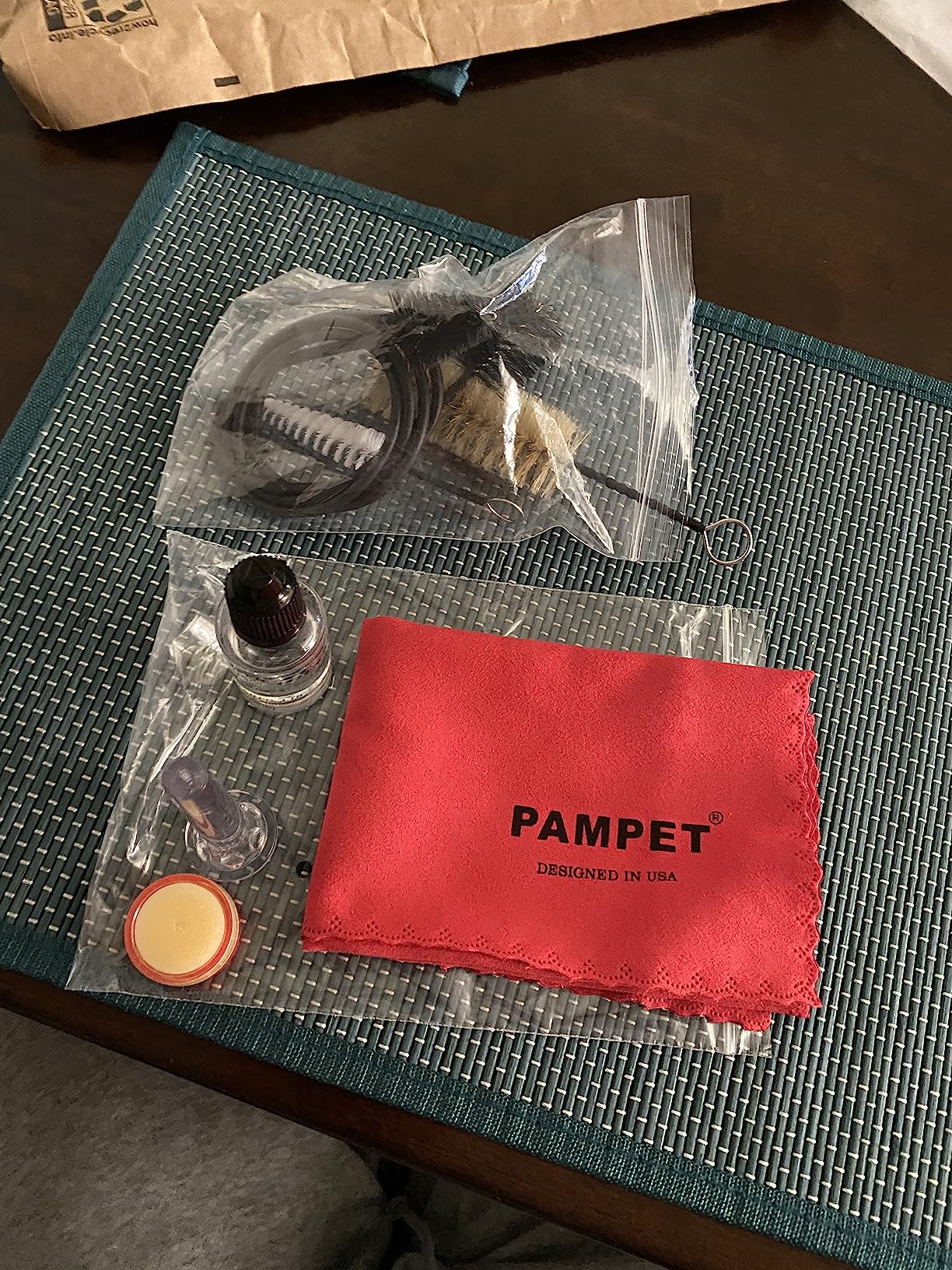 PAMPET Trumpet Care Kit, Professional Trumpet Cleaning Kit Care Your Trumpet with Valve Oil, Brass Polishing Spray, Slide Grease, Brushes customer photo 1