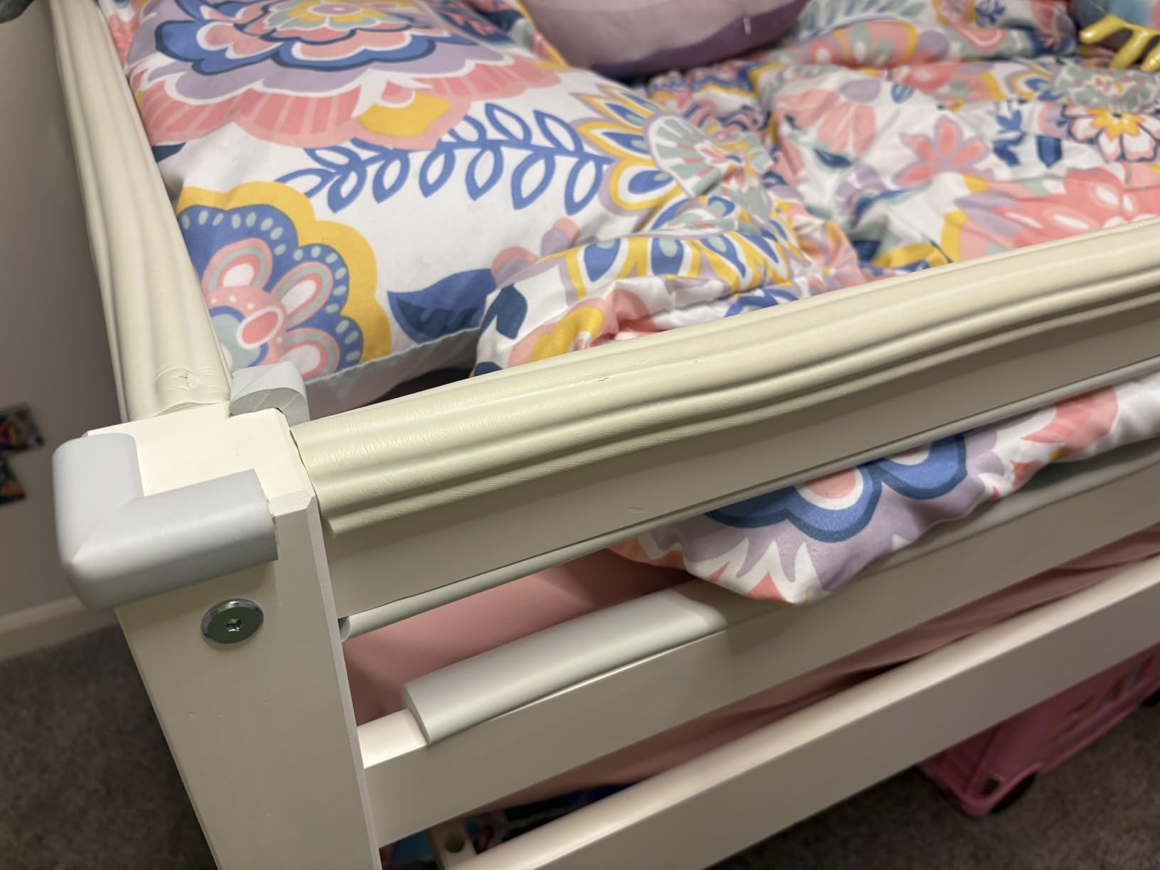 DHP Milton Twin Loft Bed, Space Saving Design, Solid Pine Wood, White Finish customer photo 2