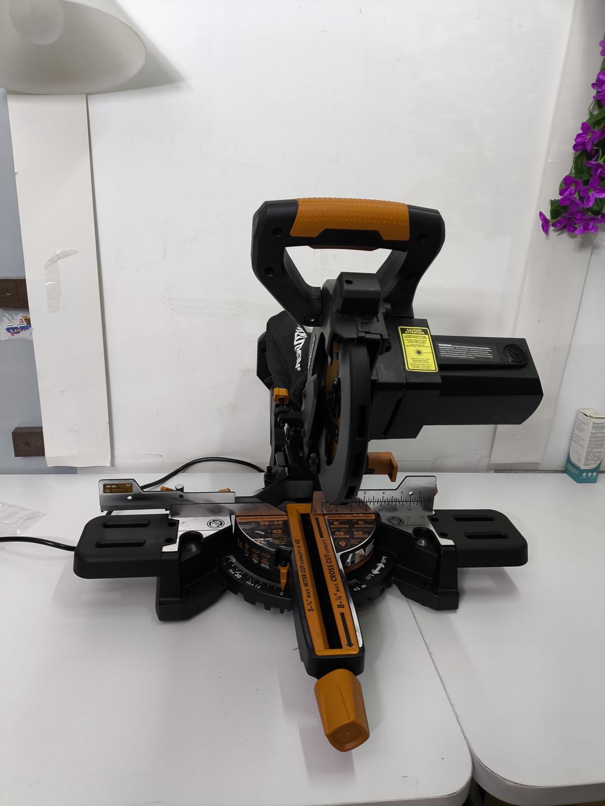 Evolution Power Tools R185SMS+ Sliding Miter Saw with Multi-Material Cutting (7-1/4