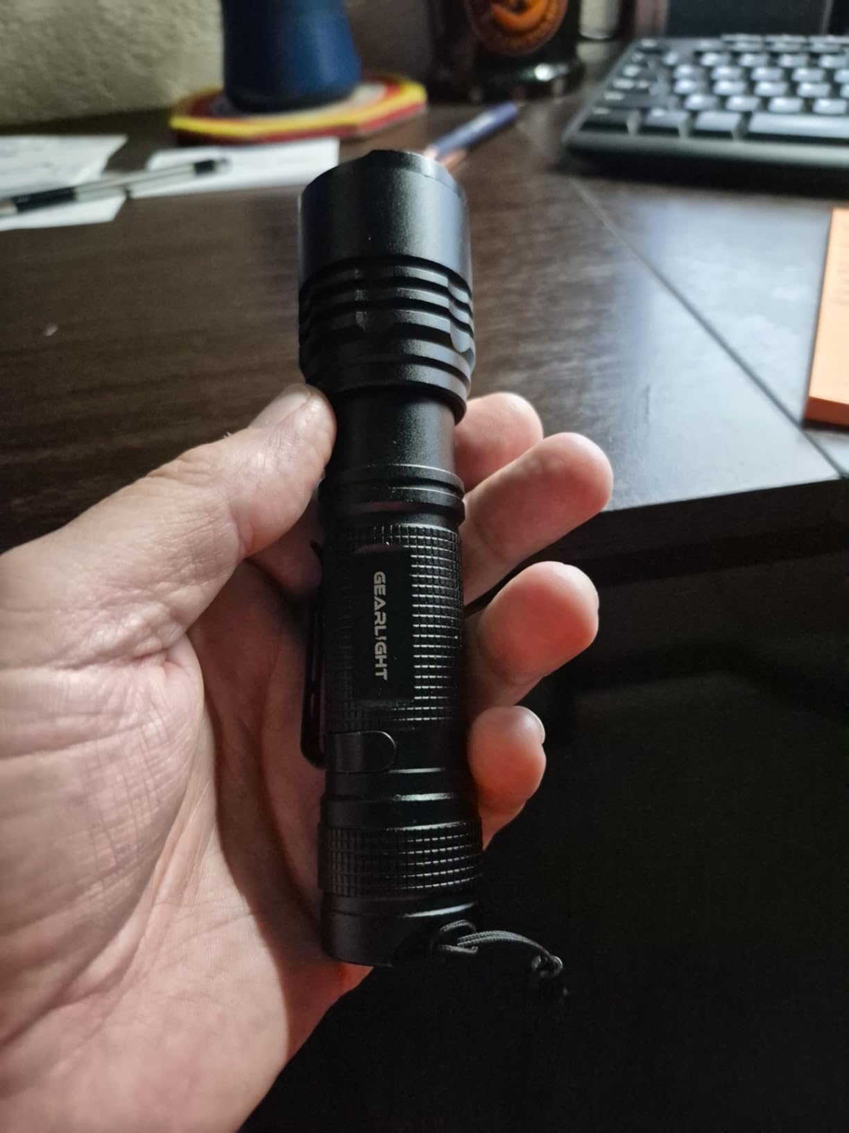 GearLight LED Tactical Flashlights High Lumens - Mini Flashlights for EDC Carry - Compact Powerful Emergency Flashlight Made from Military-Grade Aluminum customer photo 2