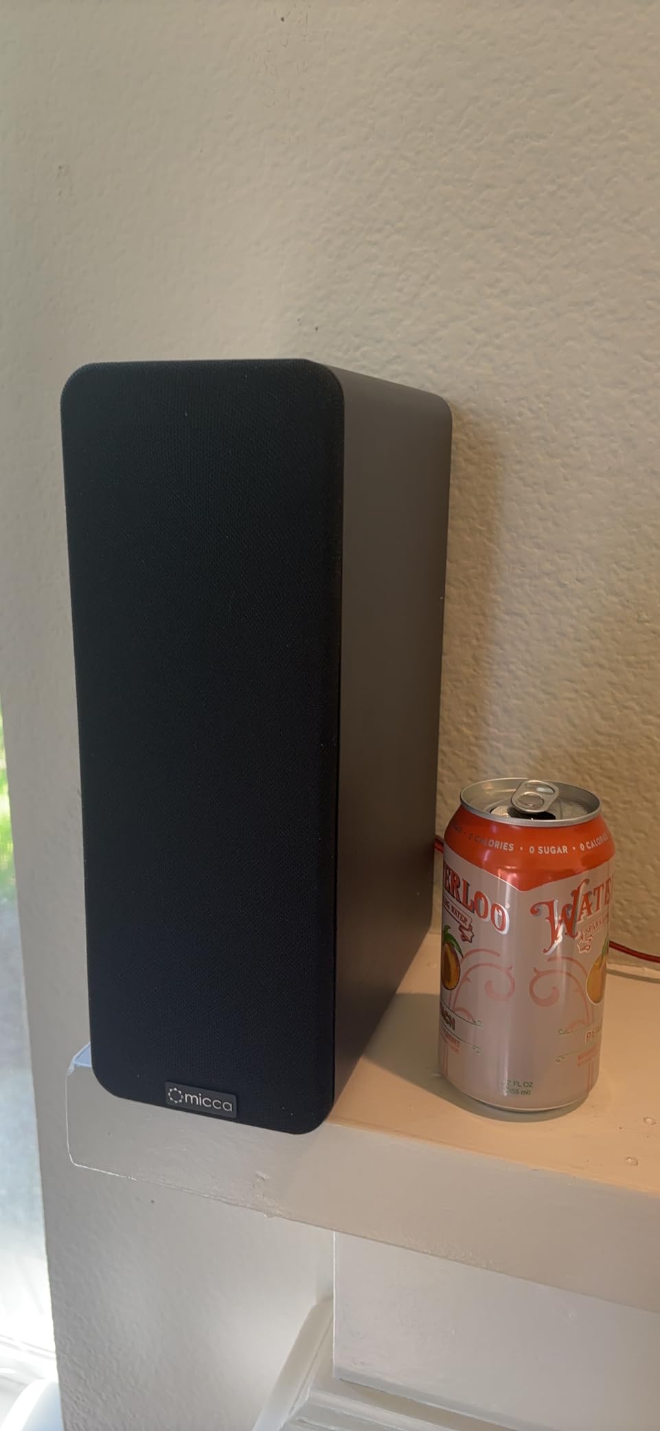 Micca OoO Passive Slim Bookshelf Speakers with 3-Inch Woofers and Silk Tweeter, Pair, Dark Walnut customer photo 1