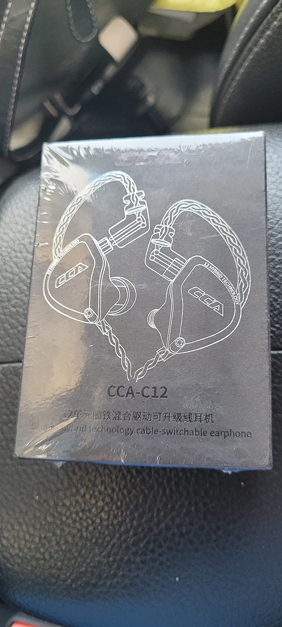 CCA C12 in-Ear Monitors, 5BA+1DD Hybrid HiFi Stereo Noise Isolating IEM Wired Earphones/Earbuds/Headphones with Detachable Tangle-Free Cable 2Pin for Musician Audiophile (Without MIC, Amber Gold) customer photo 2