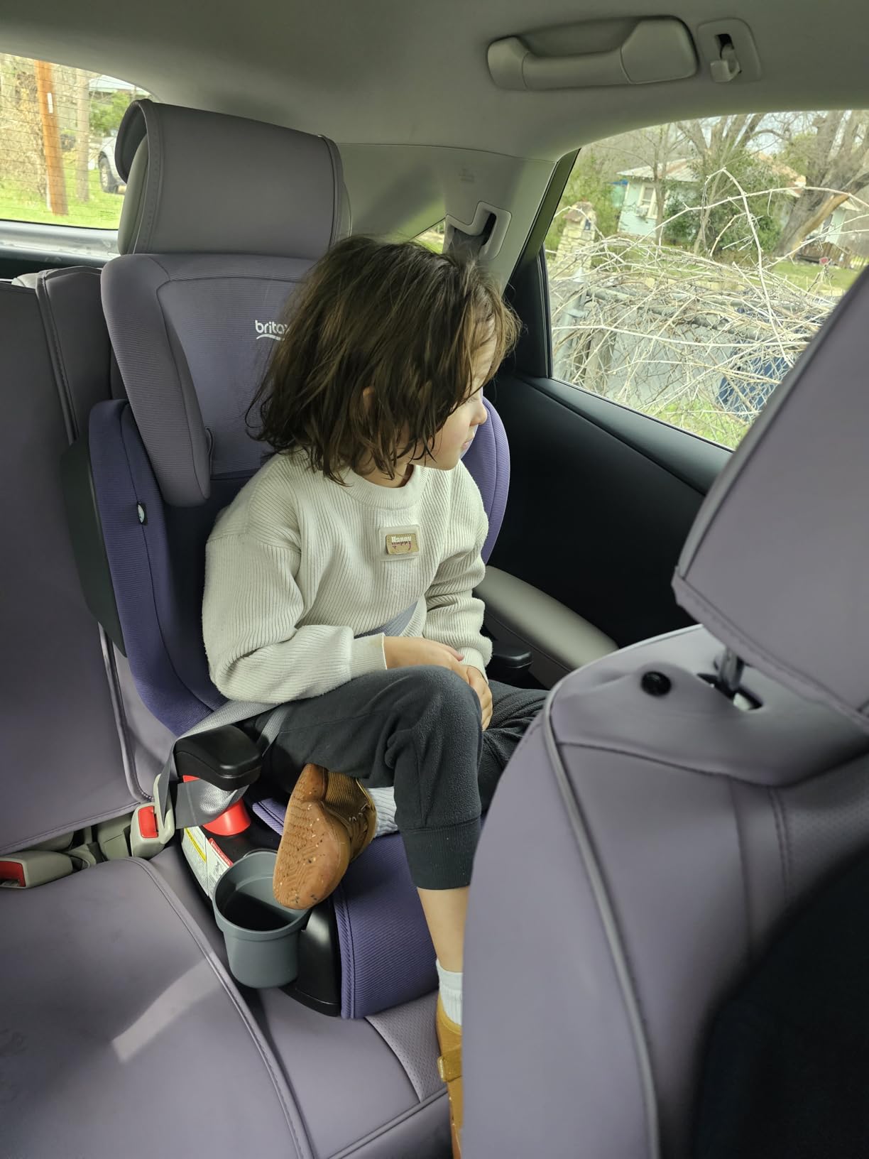 Britax Skyline 2-Stage Belt-Positioning Booster Car Seat, Dusk customer photo 2