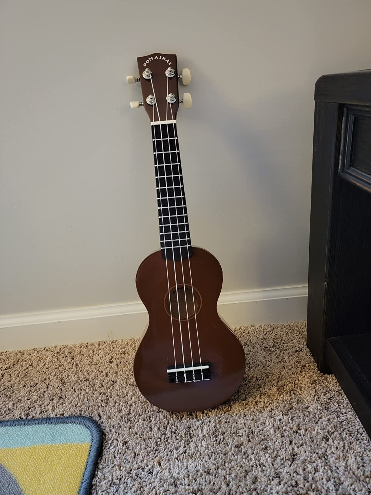 POMAIKAI Soprano Ukulele for Beginners, 21 Inch Ukulele Wood Toddler Guitar Small Hawaiian Ukalalee Starter (Pink) customer photo 2