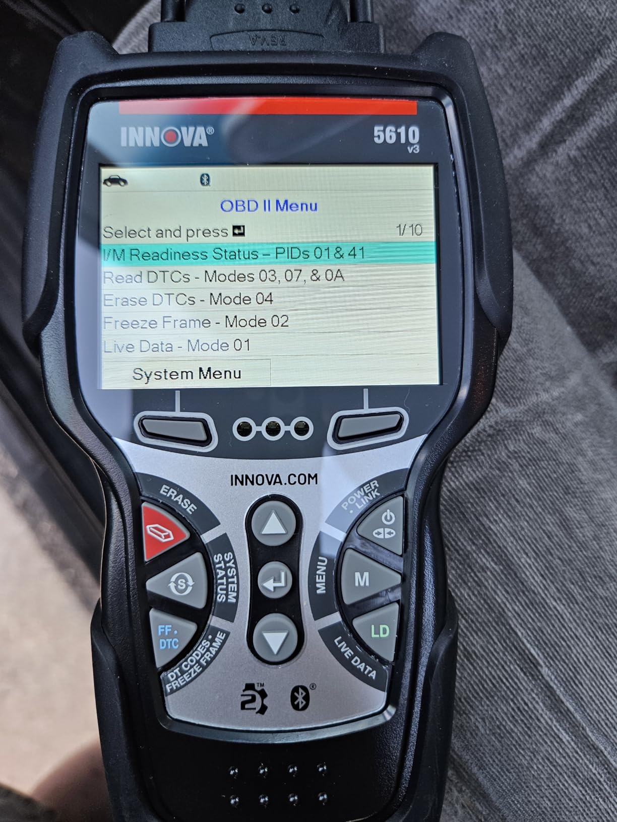 Innova 5610 OBD2 Bidirectional Scan Tool - Understand Your Vehicle, Pinpoint What's Wrong, and Complete Your Repairs with Less Headache customer photo 2