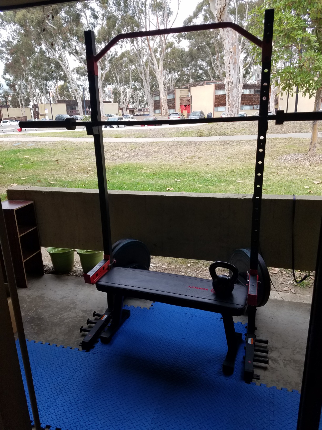 Sunny Health & Fitness Multifunctional Strength Training Home Gym - Complete Workout Equipment with Training Attachments, Optional Squat Stand, Power Rack Cage, Adjustable Incline Bench customer photo 2