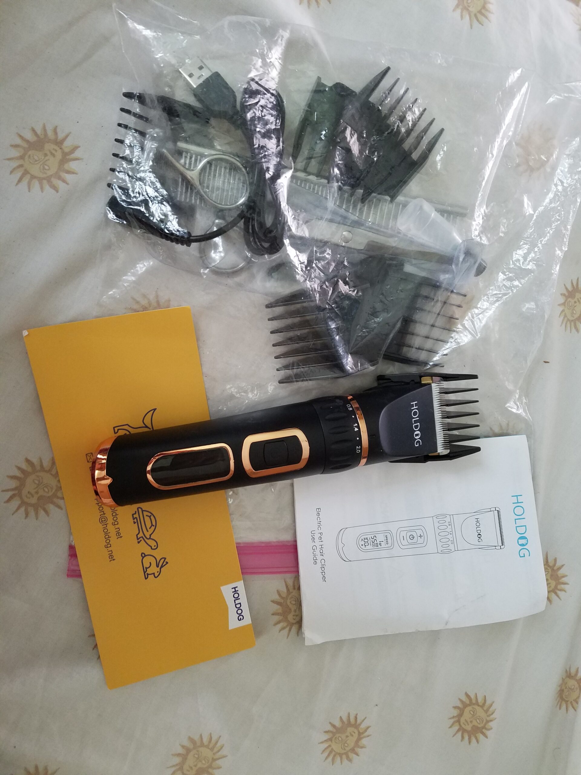 Dog Clippers Professional Heavy Duty Grooming Clipper 3-Speed Low Noise High Power Rechargeable Cordless Pet Tools for Small and Large Dogs Cats Pets with Thick Coats customer photo 2