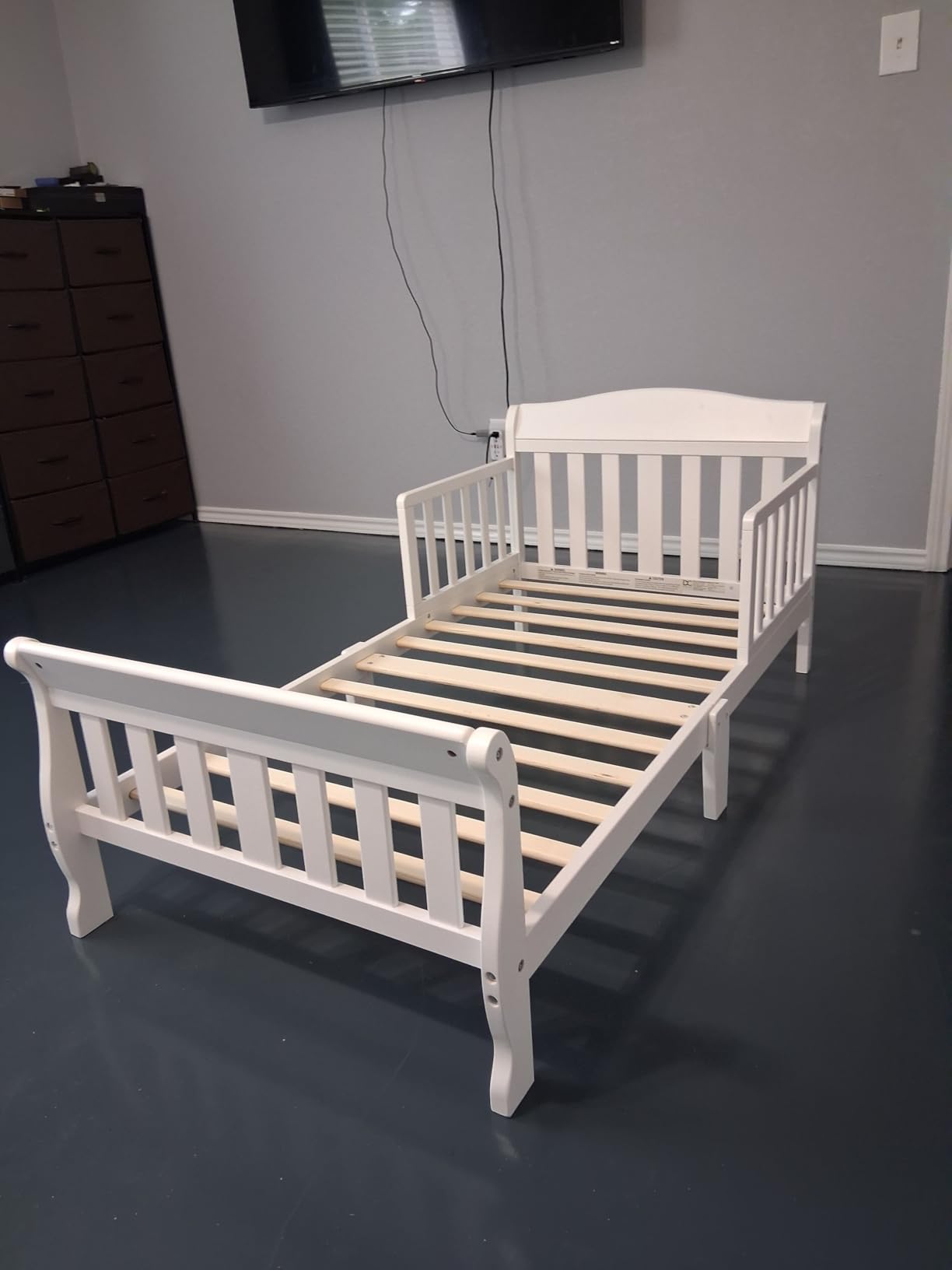 Delta Children Canton Toddler Bed, Greenguard Gold Certified, Grey customer photo 2