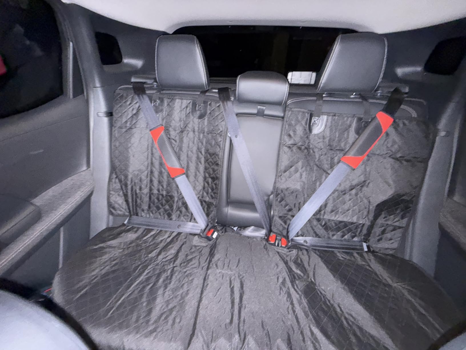 Honest Dog Car Seat Covers, Dog seat Cover with Side Flap for Cars, Trucks, and Suv's - Waterproof & Nonslip Pet Seat Cover for Backseat customer photo 2