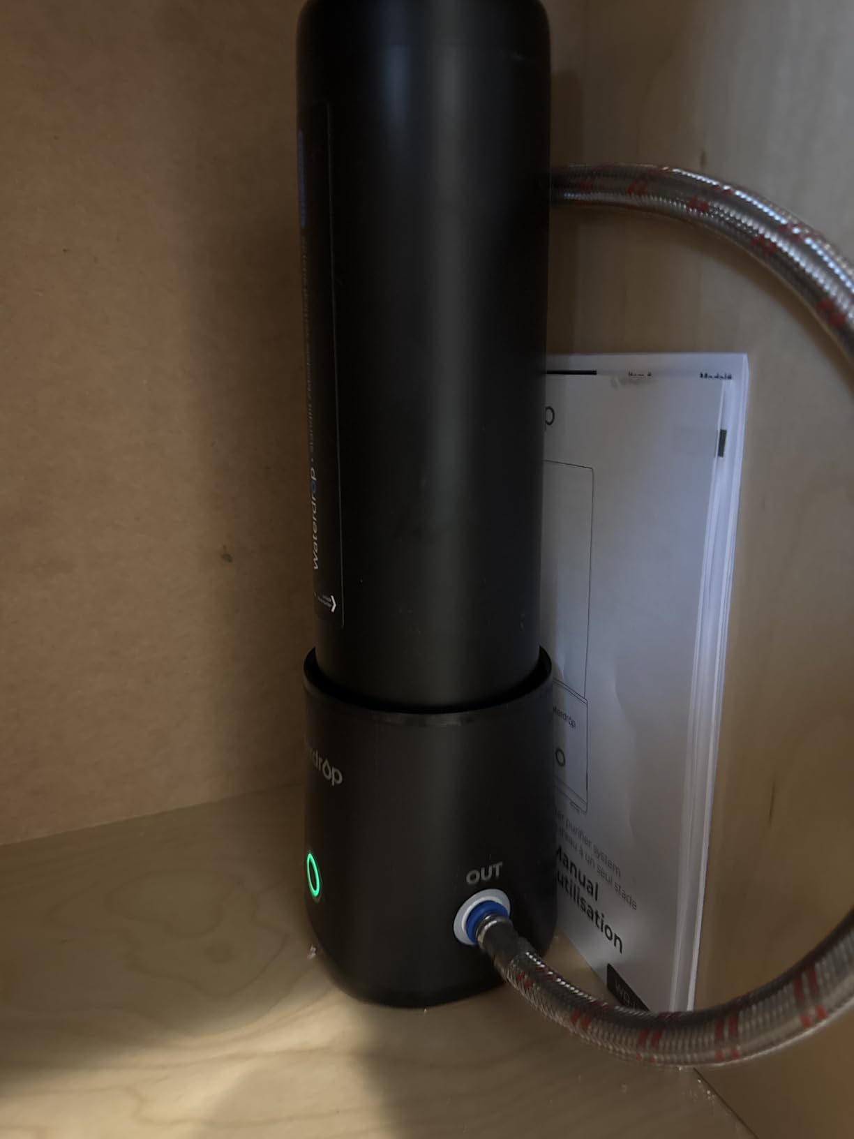 Waterdrop 10UA Under Sink Water Filter System, Reduces PFAS, PFOA/PFOS, Lead, Chlorine, Bad Taste & Odor, Under Counter Water Filter Connects Directly to Your Faucet, NSF/ANSI 42 Certified, 1 Year customer photo 1