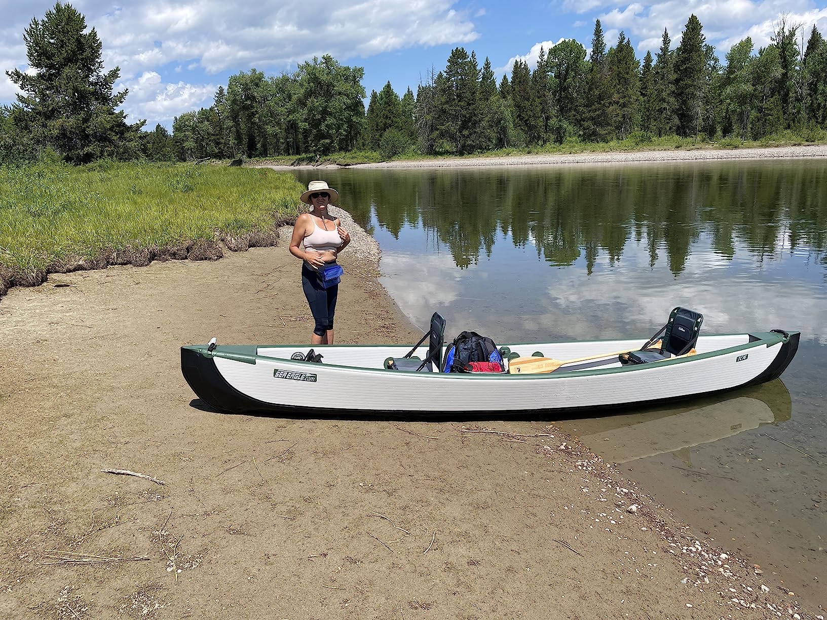 Sea Eagle TC16 Inflatable 16' High Pressure Drop Stitch Travel Canoe customer photo 2