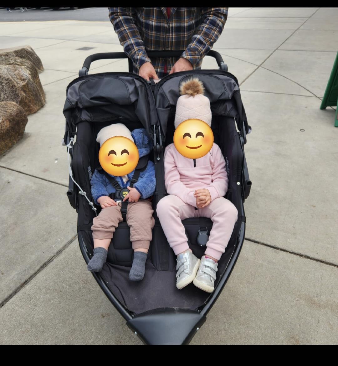 BOB Gear Revolution Flex 3.0 Duallie Jogging Stroller, Double Stroller, Graphite Black customer photo 1