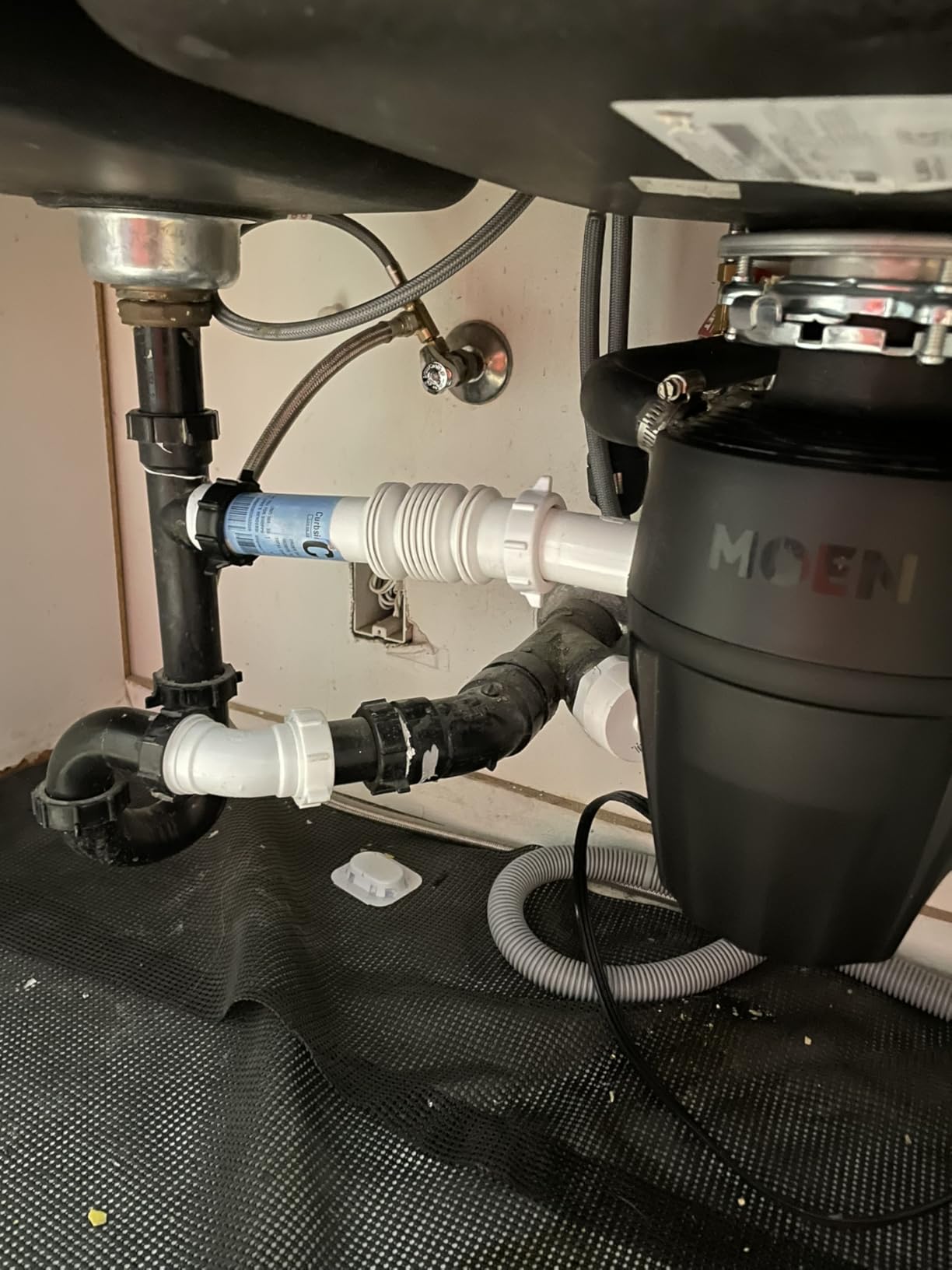 Moen Black EX Series Host Series 3/4 Horsepower Improved Installation Garbage Disposal, EX75C customer photo 2