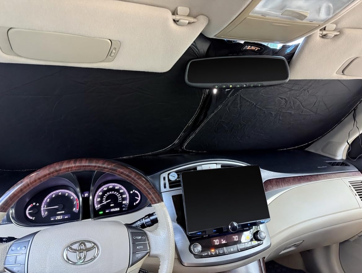 KUST Windshield Sun Shade for Toyota RAV4 2019-2022 2023 2024 2025 2026 Window Accessories Shade Sun Visor Cover Foldable Block UV Rays customer photo 1
