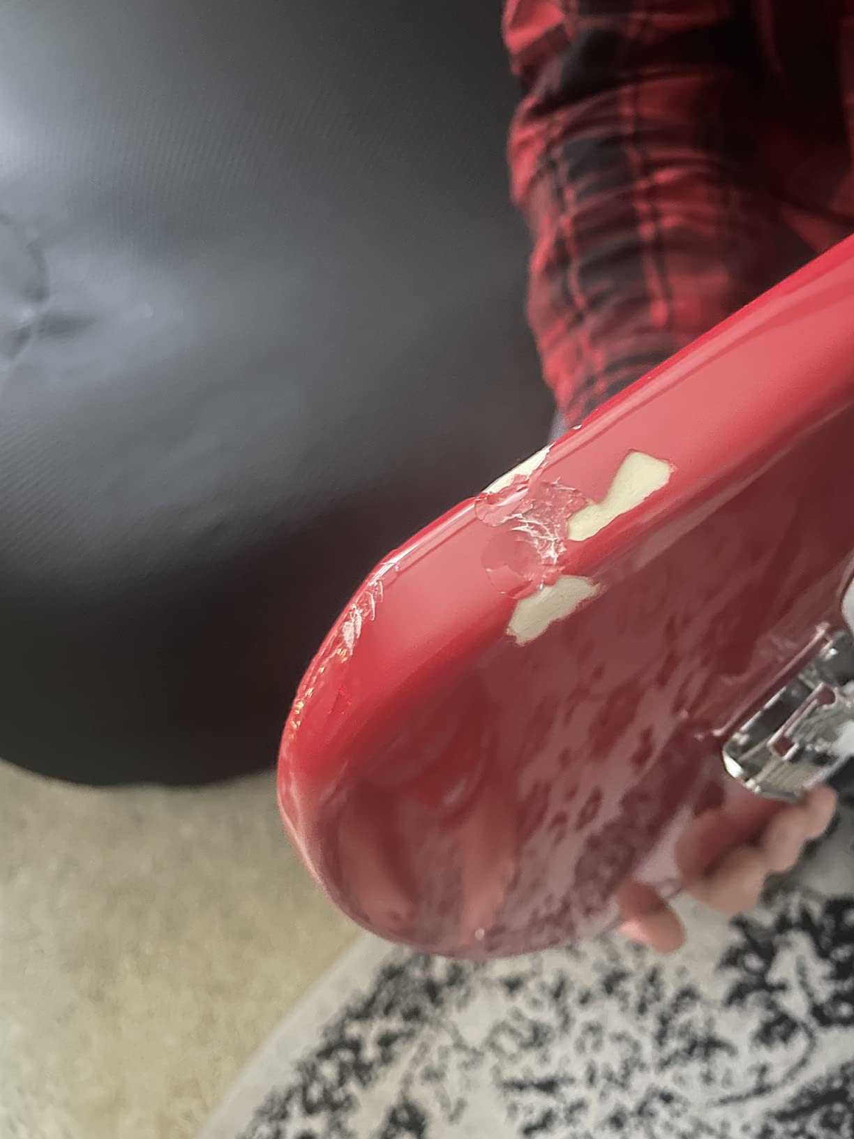 Fender Squier 3/4-Size Kids Mini Strat Electric Guitar - Dakota Red Bundle with Amplifier, Instrument Cable, Tuner, Strap, Picks, and Austin Bazaar Instructional DVD customer photo 1