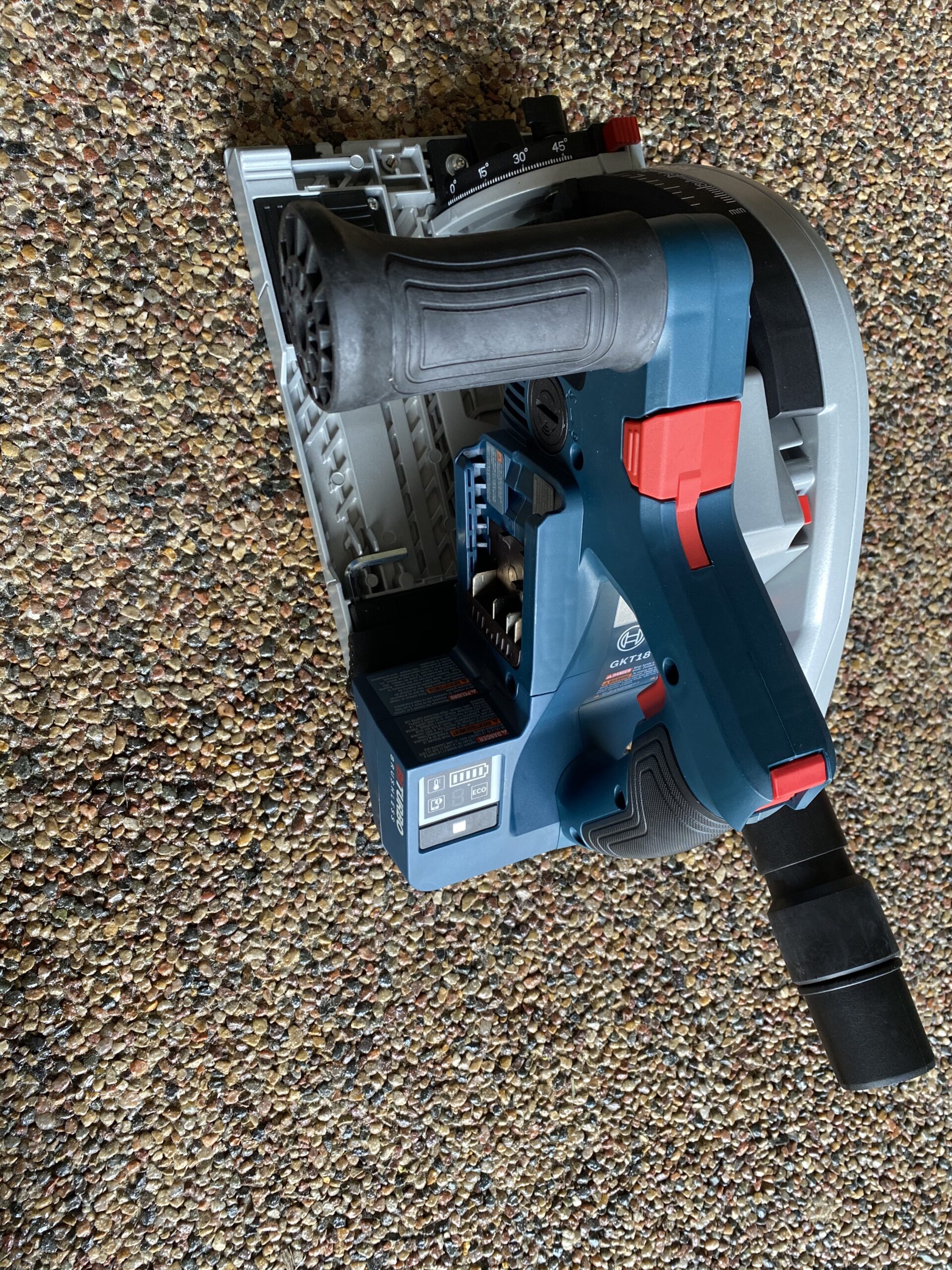 BOSCH GKT18V-20GCL14 PROFACTOR 18V Connected-Ready 5-1/2 In. Track Saw Kit with CORE18V 8 Ah High Power Battery customer photo 1