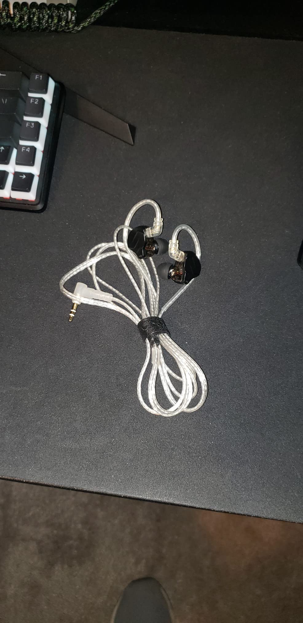 KZ ZSN PRO X Gaming Earbuds in Ear Monitor Headphones, High Fidelity IEMS Earphones, Hybrid Dual Driver Wired Earbuds with 1BA 1DD Detachable Tangle-Free Cable for Computer Tablet (Black, without Mic) customer photo 1