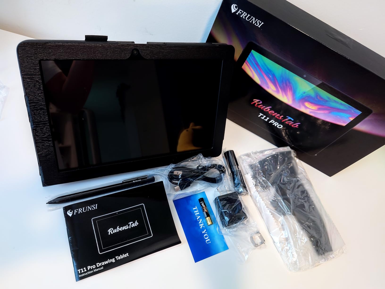 RubensTab T11 Pro standalone Drawing Tablet No Computer Needed, 10.1 inch FHD Display, Octa-Core CPU, Pre-Installed Drawing Apps & Tutorials, More Bonus Items for Beginners, Artists, Students customer photo 2