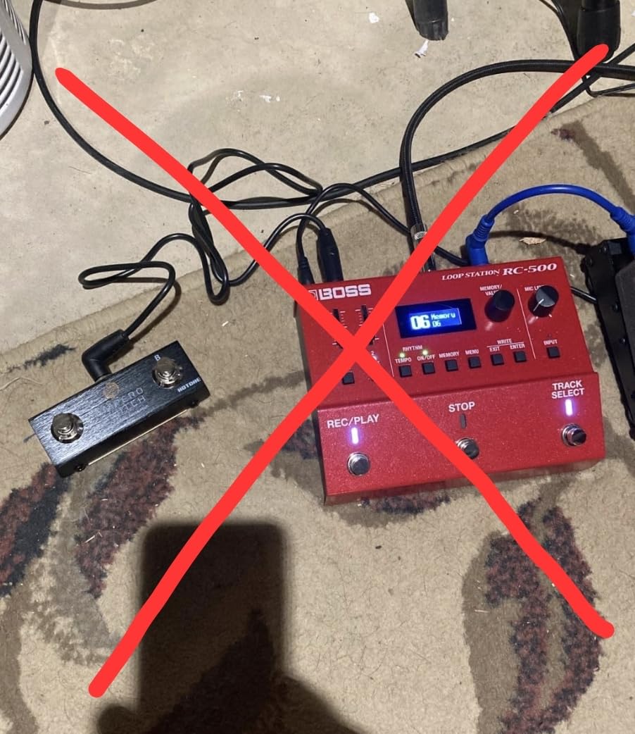 Hotone Dual Footswitch Pedal Momentary 2-Way Pedal Foot Switch Controller Ampero Switch 6.35 mm customer photo 2