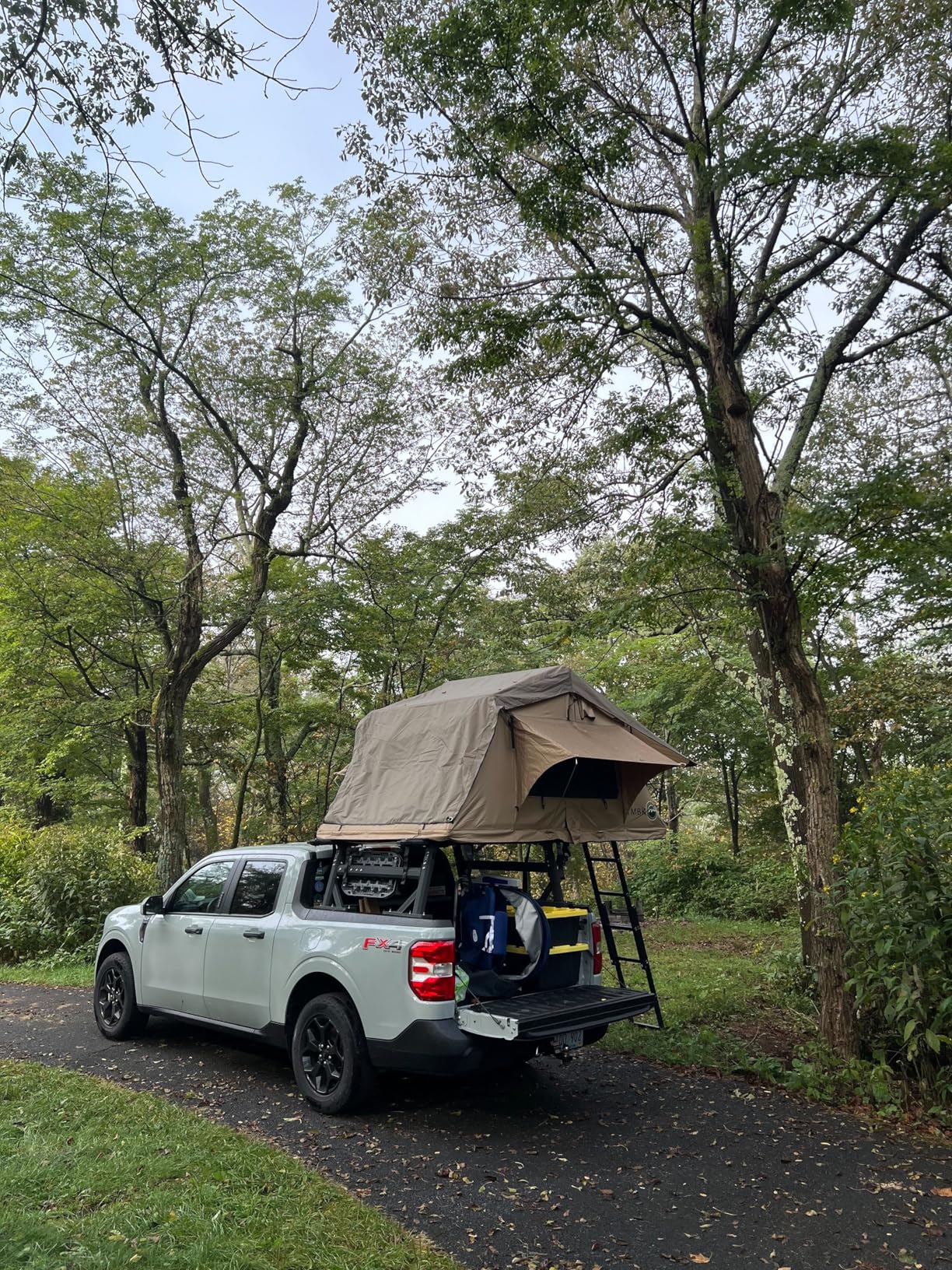 Soft Shell Rooftop Tent for SUV & Truck Camping, 3-Person - Overland Vehicle Systems TMBK - Universal Fitment with Rainfly & Ladder customer photo 2