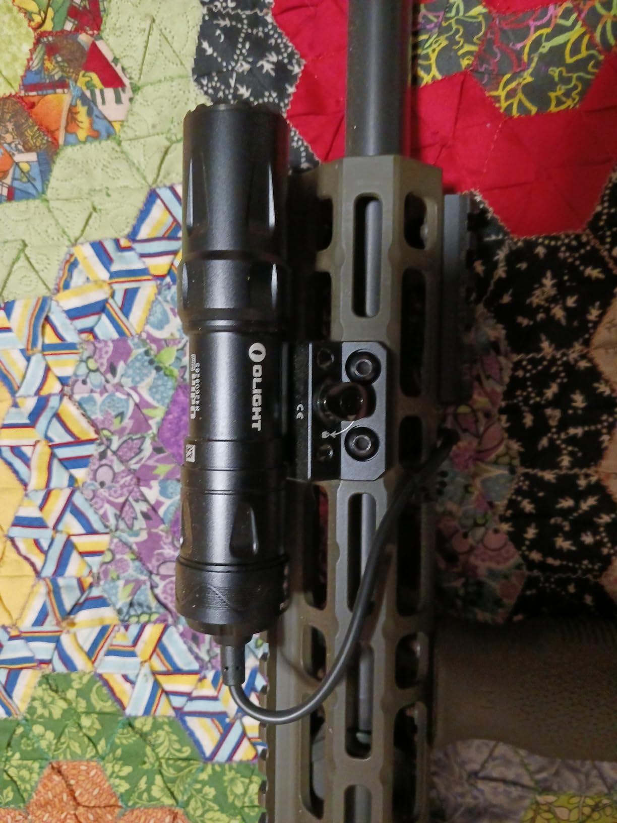 OLIGHT Odin Mini 1250 Lumens Ultra Compact Rechargeable Mlok-Mount Weaponlight, Removable Slide Rail Mount and Remote Switch, 240 Meters Beam Distance, Mlok Included customer photo 2