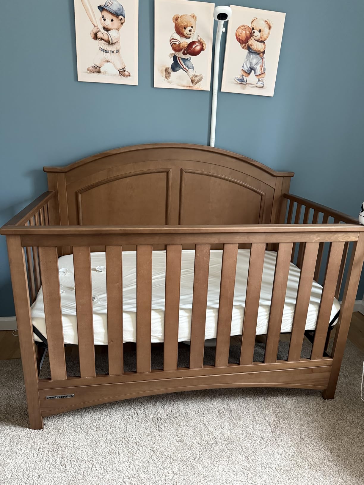 Delta Children Perry 6-in-1 Convertible Crib - Greenguard Gold Certified, Walnut Espresso customer photo 2