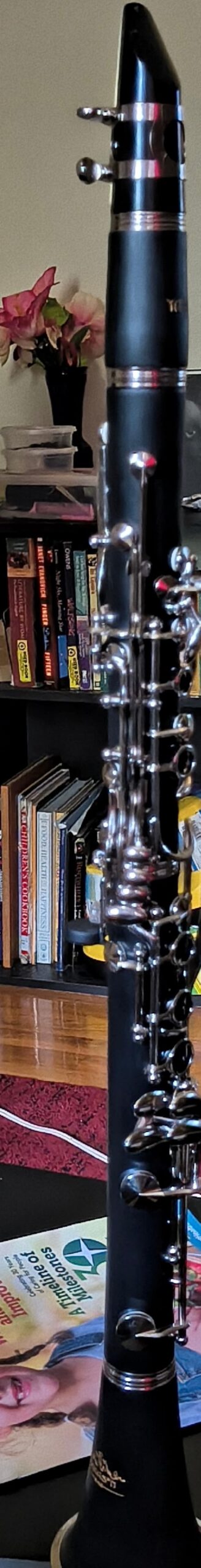 YANASON Bb clarinet for beginners, Bb nickel-plated 17-keys clarinet, suitable for students, professionals, school bands with Hard Foam Case,Barrels*2,Pads*8,Stand, Cleaning Kit,Gloves,Strap,Reeds*8 customer photo 1