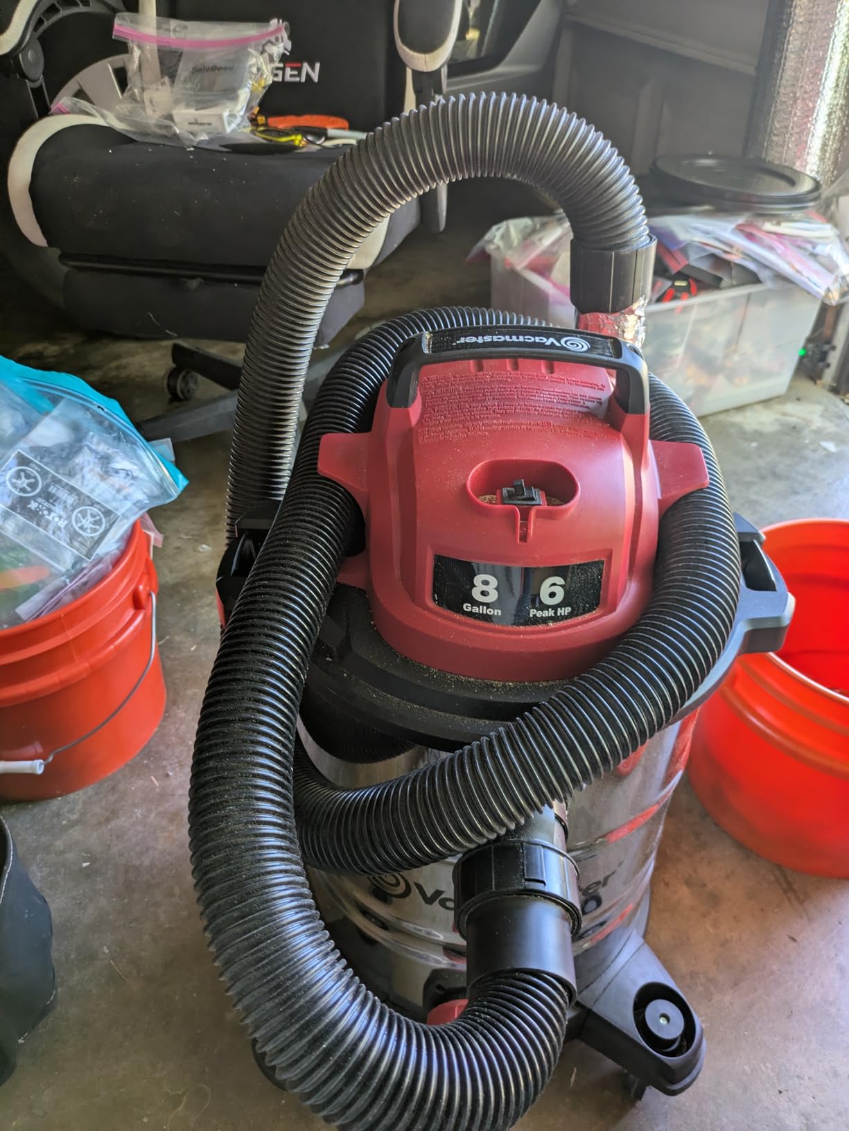 Vacmaster VOC508S 5-Gallon 4 Peak HP Stainless Steel Wet/Dry Vacuum customer photo 1