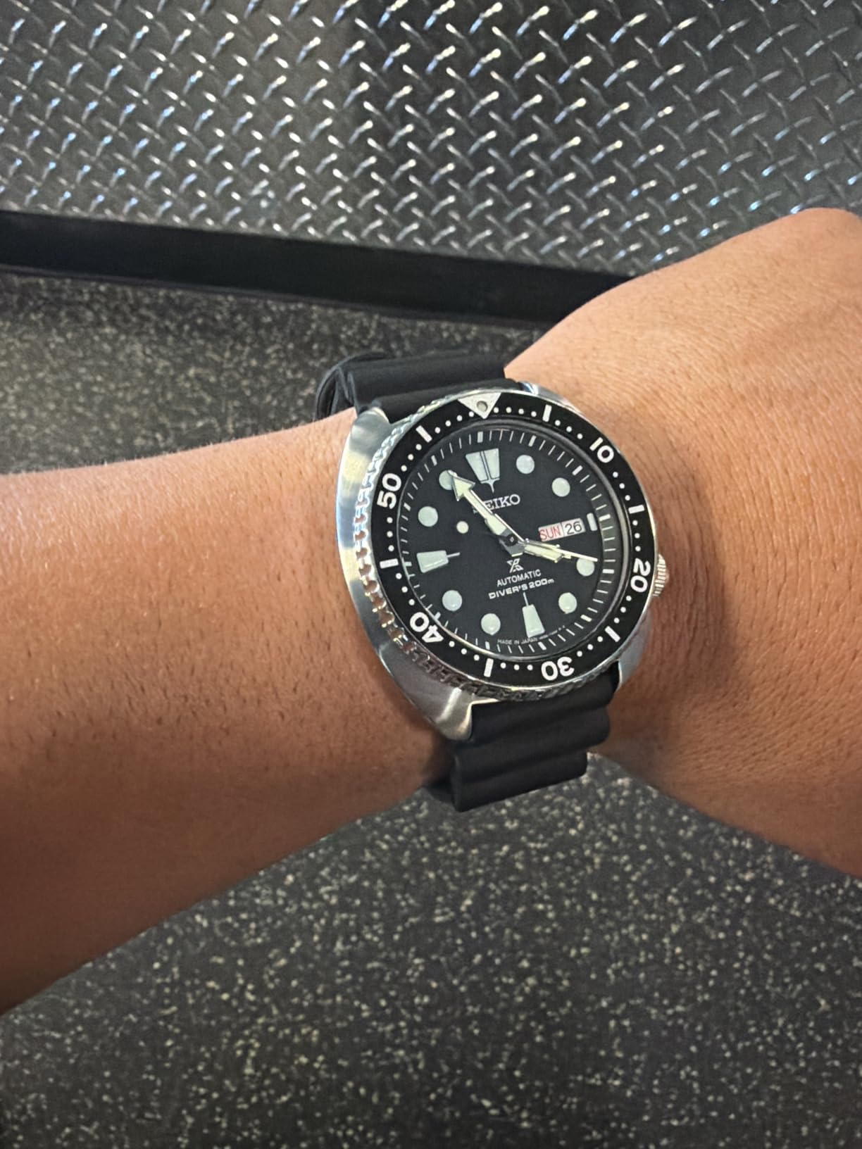 Seiko Automatic Watch for Men - Prospex Automatic Diver - Rotating Bezel, 200m Water-Resistant customer photo 1