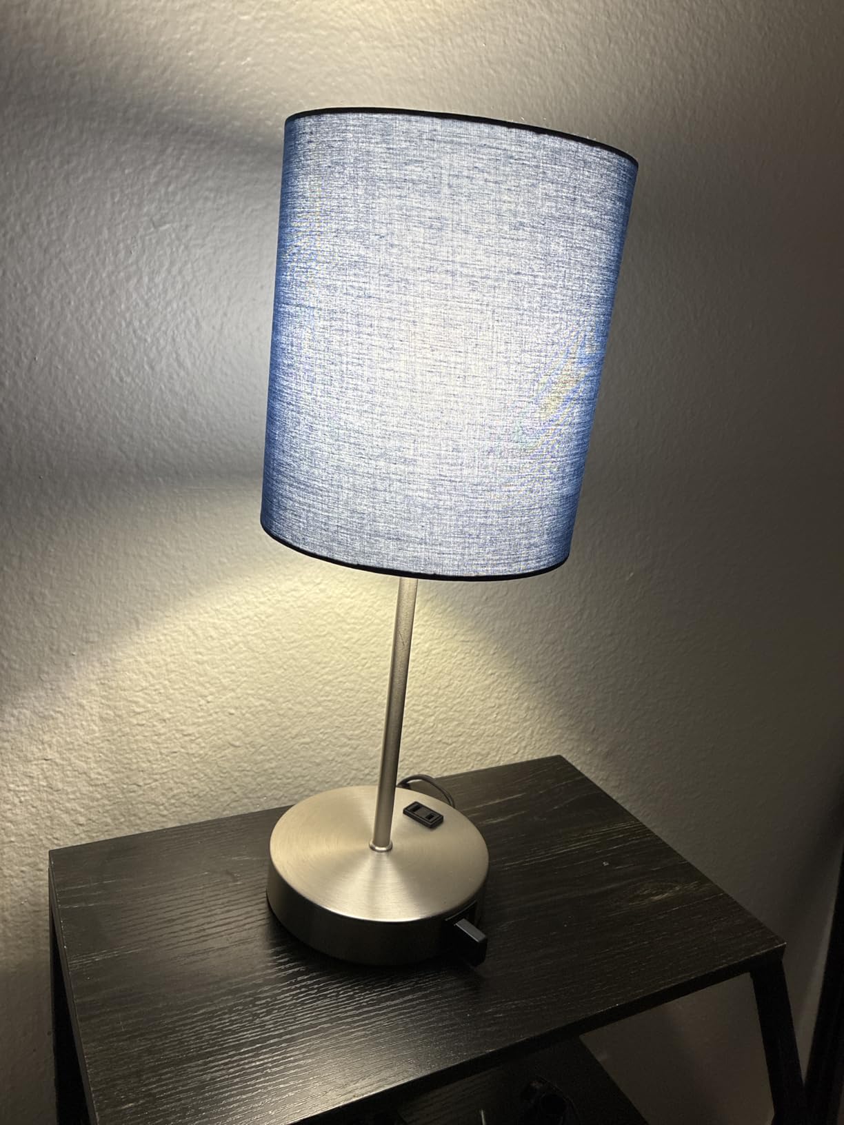 Set of 2 Touch Control Table Lamps with 2 USB & AC Outlet, 3-Way Dimmable Bedside Nightstand Lamps for Bedroom Living Room Nursery, 800 Lumens 5000K Daylight Bulbs Included customer photo 1